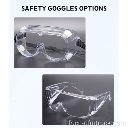 Lunettes de protection anti-brouillard Lunettes EPI